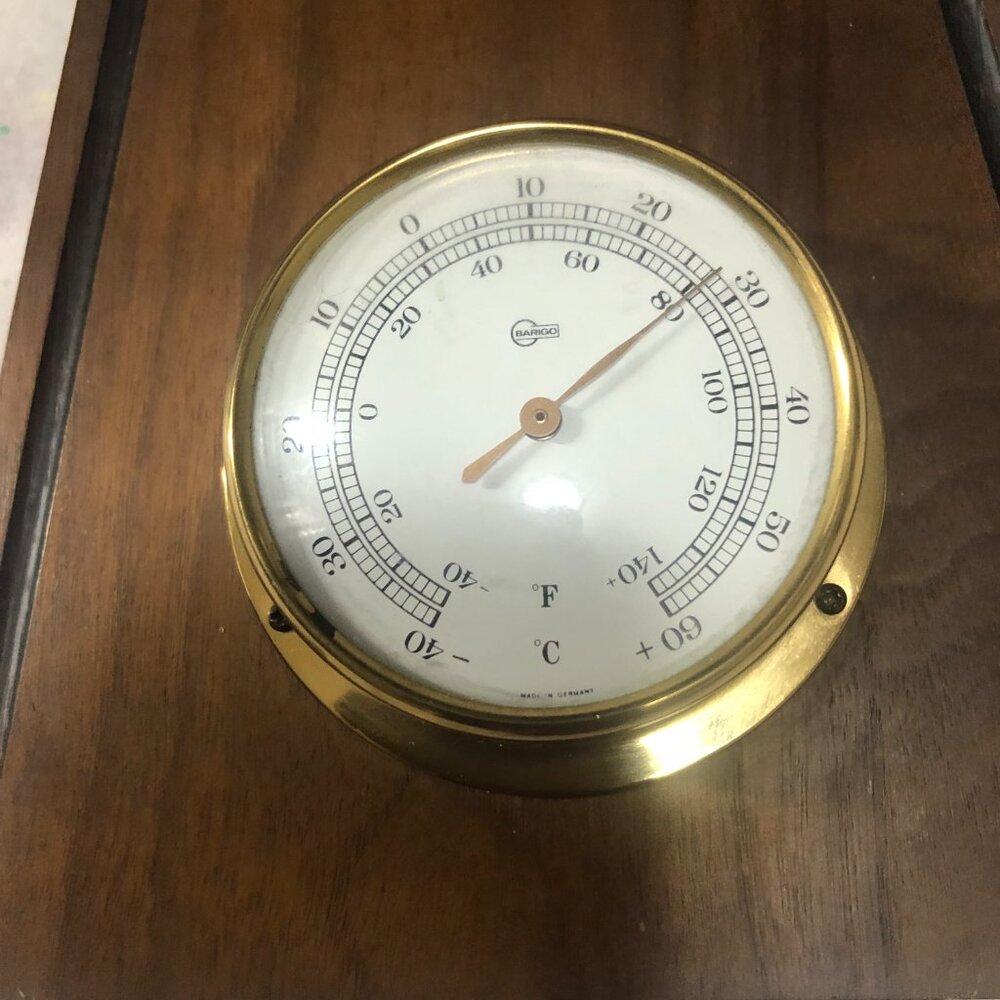 Vintage Barigo Weather Station Thermometer- Utz - Made in Germany Very Nice B9 - Picture 6 of 8
